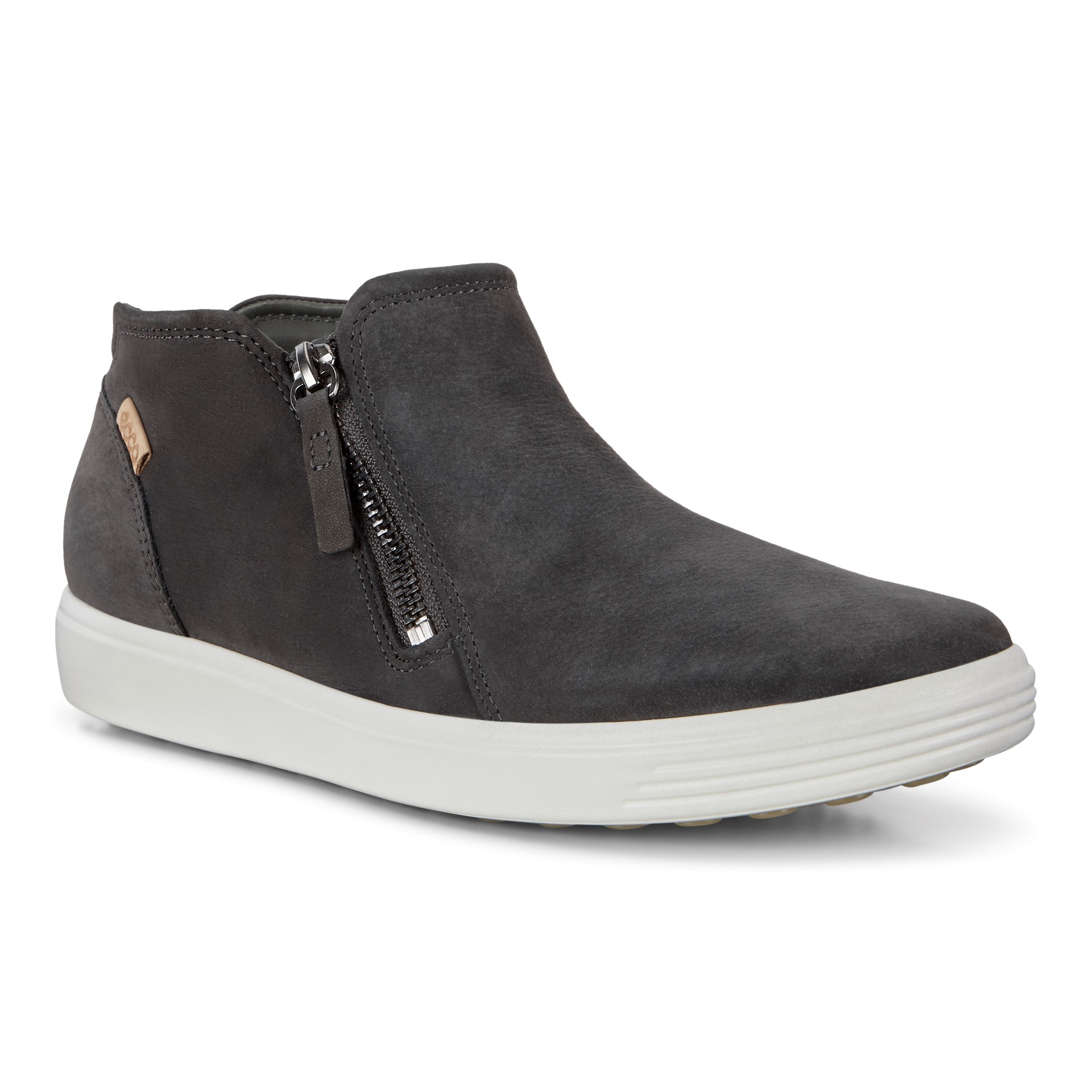 Women's Ecco Soft 7 Low Boot Color: Dark Shadow â Brown's Shoe Fit Co. Fort Collins