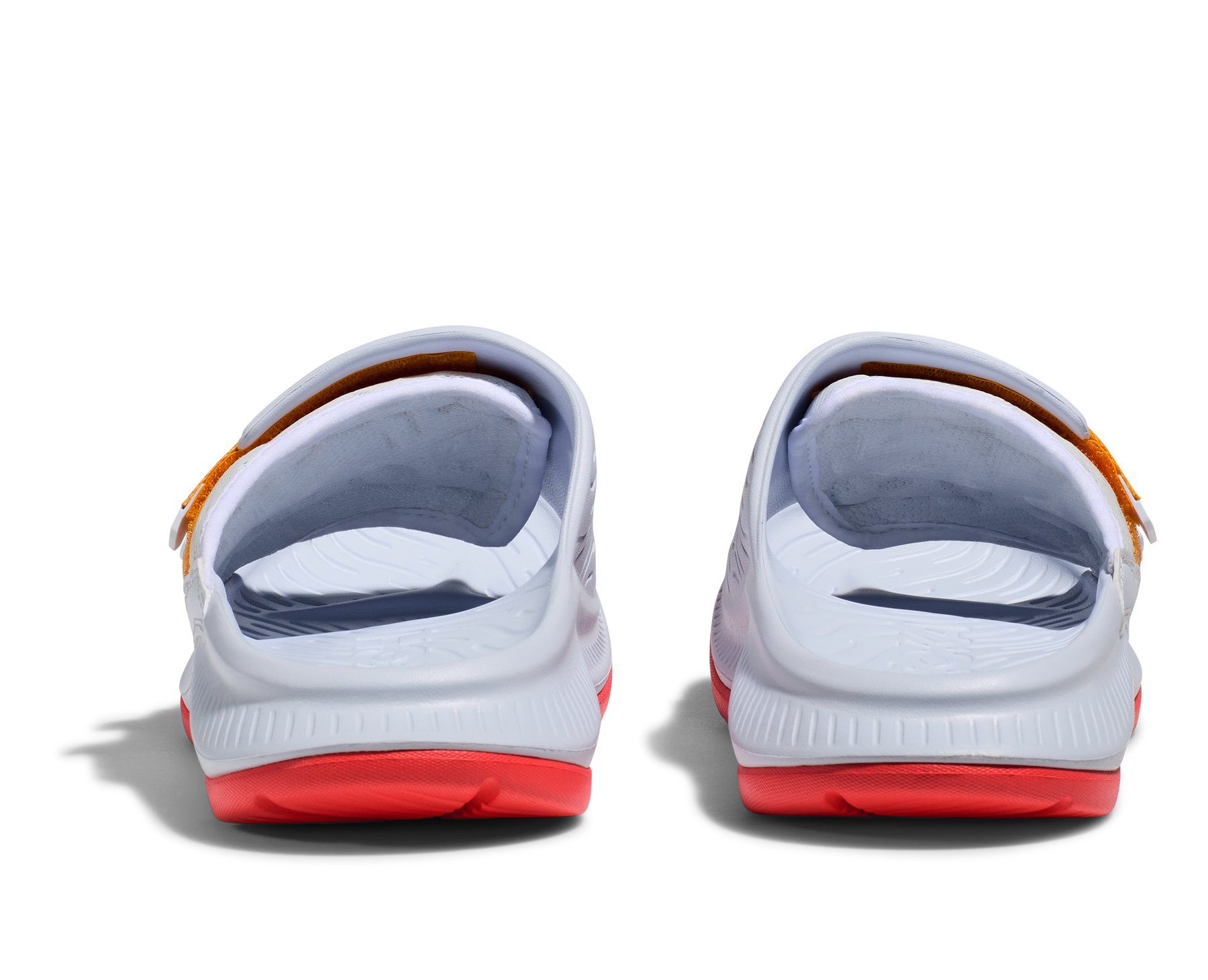 Hoka All Gender/ Unisex Ora Luxe Color: White / Camellia â Brown's Shoe Fit Co. Fort Collins