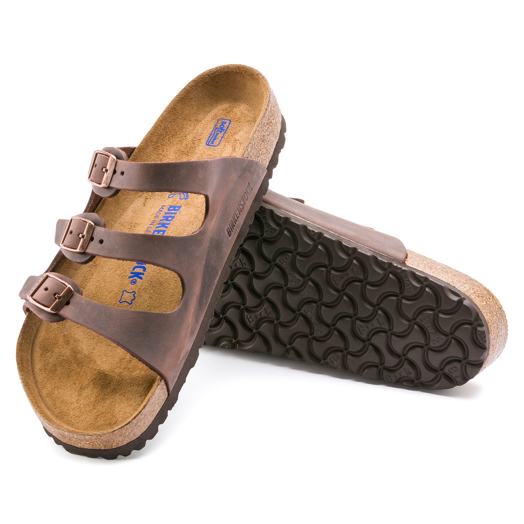 Women's Birkenstock Florida Soft Footbed Oiled Leather Color: Habana –  Brown's Shoe Fit Co. Fort Collins